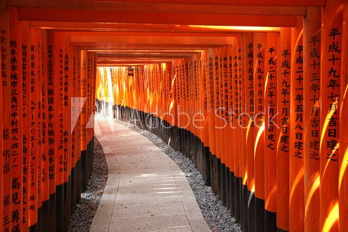 Fototapeta Japonia - Fushimi Inari torii bramy