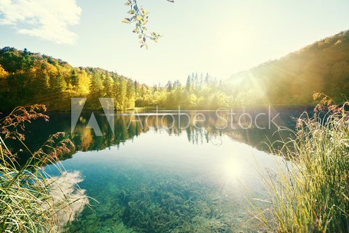 Fototapeta Wyjątkowość chorwackich jezior