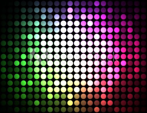 Fototapeta Korowe  światła - szalona zabawa w stylu Disco
