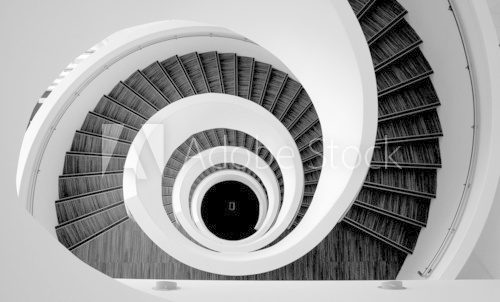 Fototapeta Nowoczesne schody spiralne