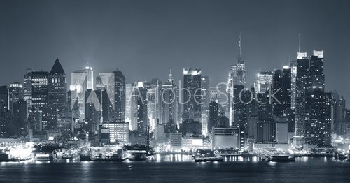 Fototapeta Nowy Jork czarny i biały