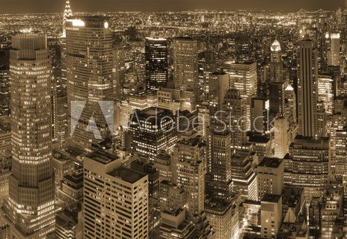 Fototapeta Nowy Jork nocny widok