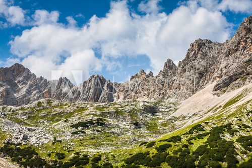 Fototapeta Panorama Parku Narodowego i góry Dolomiti w Cortina d'Ampez