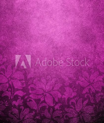 Fototapeta Purpura - kwiaty w królewskim kolrze