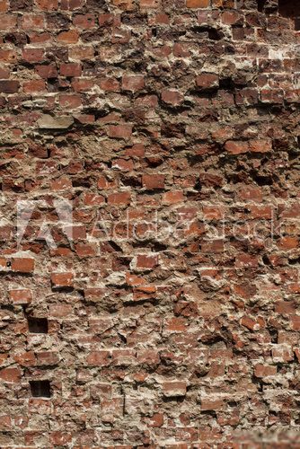 Fototapeta Stary grungy tło ściana z cegieł tekstura