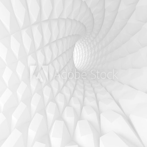 Fototapeta Streszczenie tunel spiralny Render