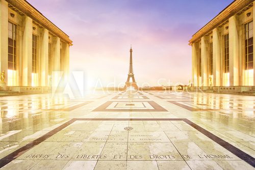 Fototapeta Tour Eiffel Paris TrocadĂ © ro
