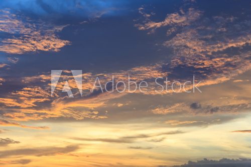 Fototapeta żywy zachód słońca niebo