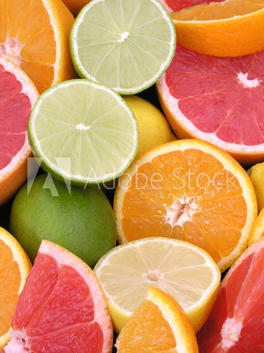 Obraz Cytrusowa kompozycja z owoców