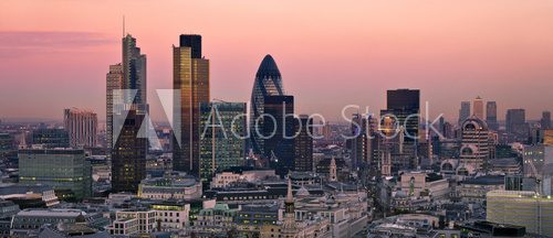 Obraz Miasto Londyn przy zmierzchem