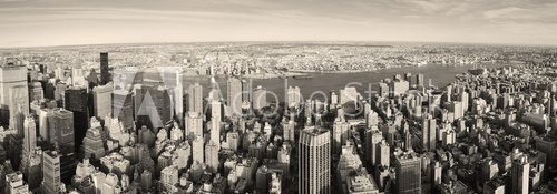 Obraz Miasto Nowy Jork Manhattan panoramy widok z lotu ptaka