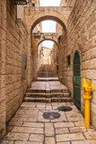 Fototapeta Aleja na starym mieście w Jerozolimie.