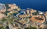 Fototapeta Monako, widok z lotu ptaka na Fontvieille