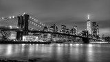 Fototapeta NYC  - Brooklyn w monochromacie