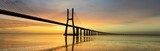 Fototapeta Panorama obrazu mostu Vasco da Gama w Lizbonie