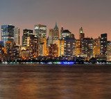 Fototapeta Panorama panoramę Nowego Jorku Manhattan