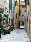 Fototapeta Ulica w Cortona, toskańskie miasto pochodzenia etruskiego