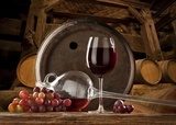 Obraz Lampka wina - włoska piwniczka
