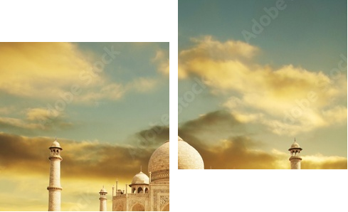Pałac Taj Mahal - Obraz dwuczęściowy, Dyptyk