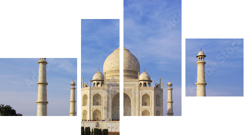 Tadż Mahal - indyjski nowy cud świata - Obraz czteroczęściowy, Fortyk