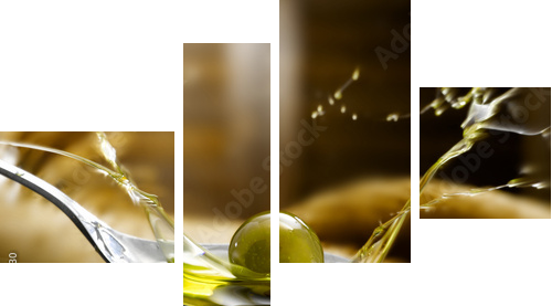 oliwa z oliwek - Obraz czteroczęściowy, Fortyk
