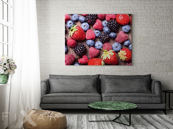 Obrazy i Plakaty Sałatka owocowa – letni mix