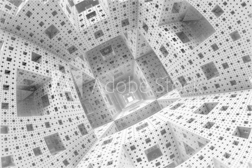 Fototapeta Abstrakcjonistyczny biznesowy nauki lub technologii tło
