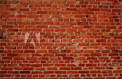 Fototapeta Czerwony mur z cegły