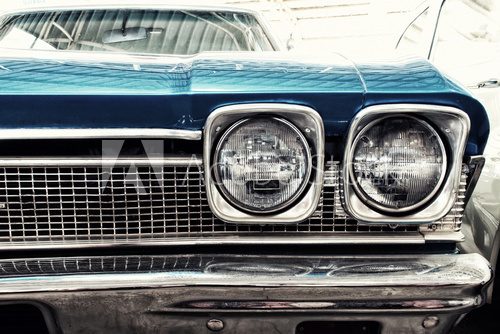 Fototapeta Detal retro klasyki motoryzacji