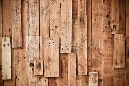 Fototapeta drewniana deska ścienna / drewno twarde