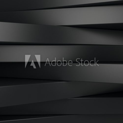 Fototapeta Głębia w ciemnej geometrii