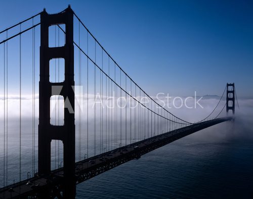 Fototapeta Golden Gate we mgle