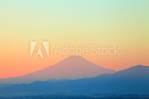 Fototapeta Góra Fuji słońca