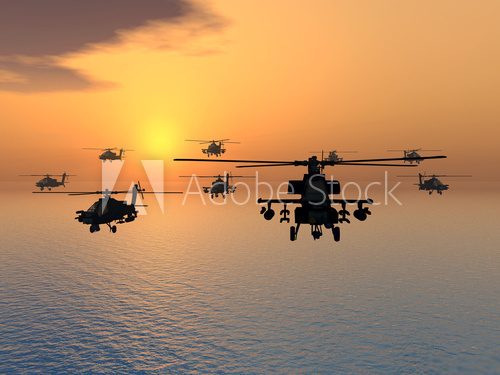 Fototapeta Helikopter Apache