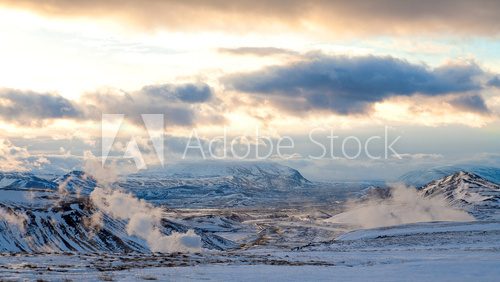 Fototapeta Islandia zimą
