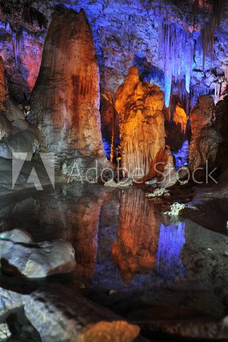 Fototapeta Jaskinia Soreq (Jaskinia Avshalom lub Jaskinia Stalaktytów), Izrael