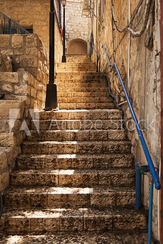 Fototapeta Kamienne schody w Zefacie