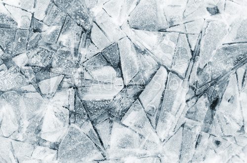 Fototapeta kształty w lodowym szczególe