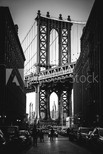 Fototapeta Manhattan Bridge strzał z dumbo