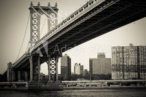 Fototapeta Manhattan Bridge w Nowym Jorku