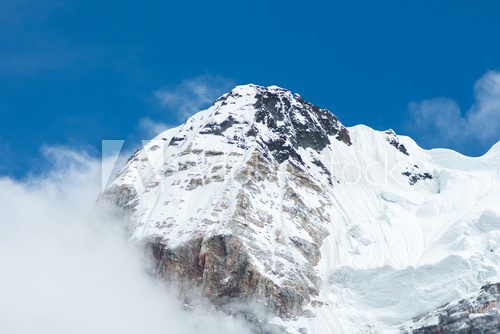 Fototapeta Na szczycie zimowej góry