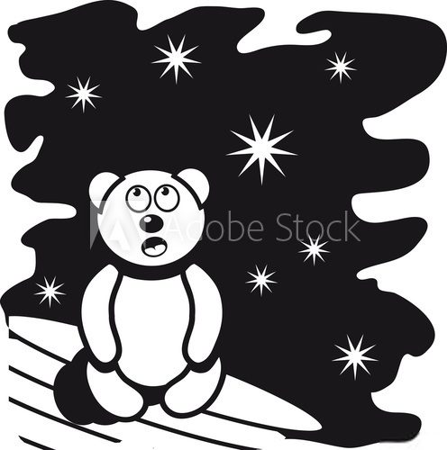 Fototapeta Nocne refleksje misia pod gwiazdami