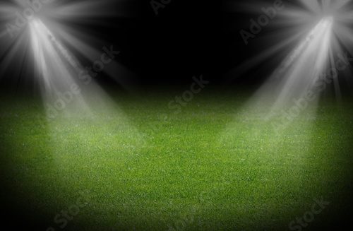 Fototapeta Nocny blask na sportowej arenie