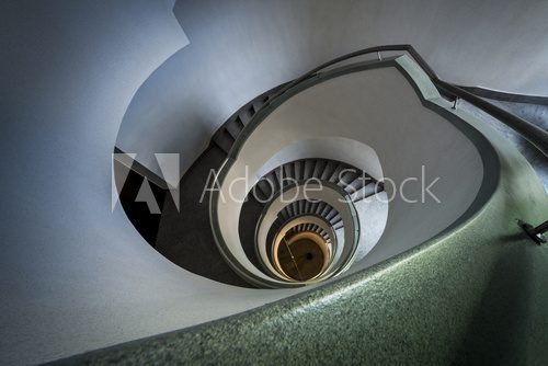 Fototapeta Nowoczesne spiralne schody