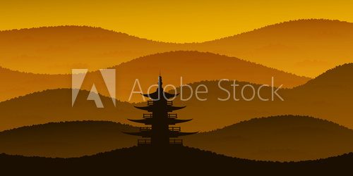 Fototapeta pagoda