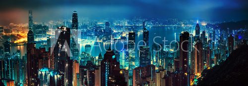 Fototapeta Panorama Hongkongu