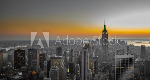Fototapeta panorama manhattan, new york