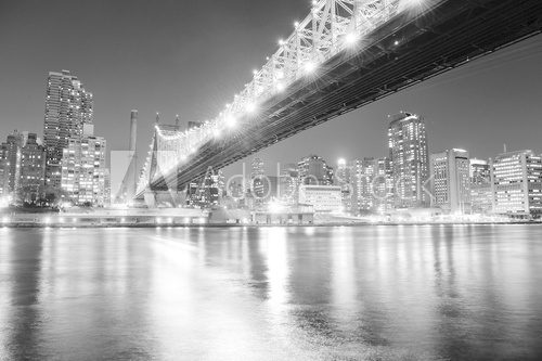 Fototapeta Panorama nocnego Nowego Jorku