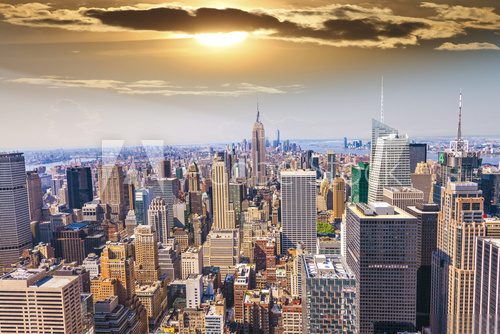 Fototapeta Piękny widok na panoramę Nowego Jorku
