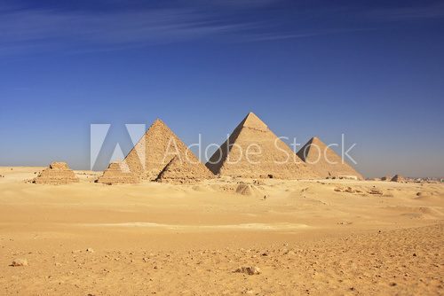 Fototapeta Piramidy w Gizie - Cud świata
